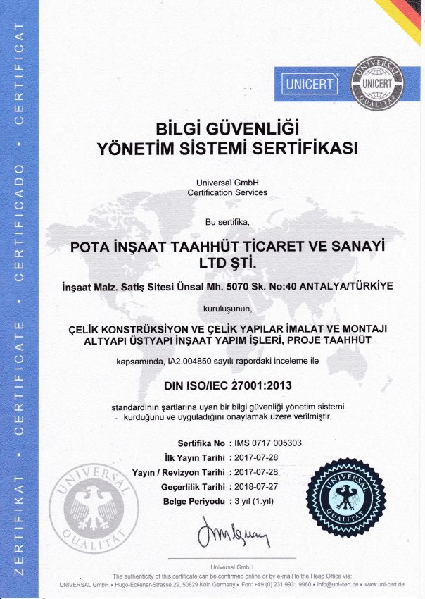 Sertifikalar-ISO